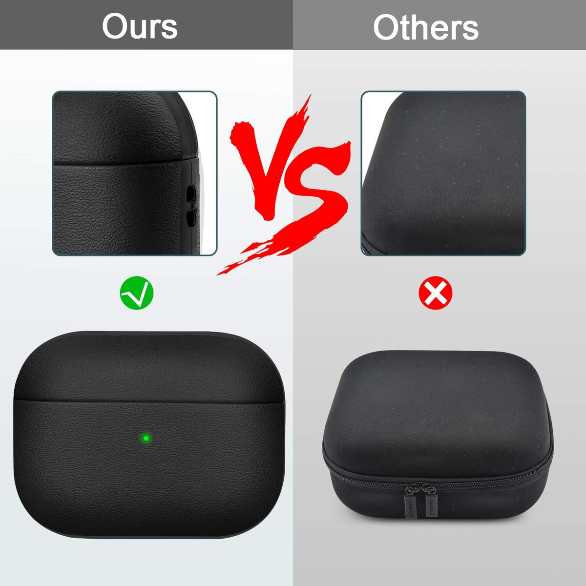 JIELIELE AirPods Pro case full body protection for daily wear