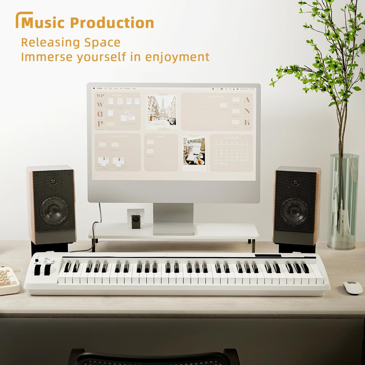 JiffyPoint anti slip pads absorb desk vibrations for clearer sound