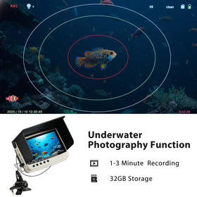 Jiisquilyx infrared night vision lights illuminate murky water