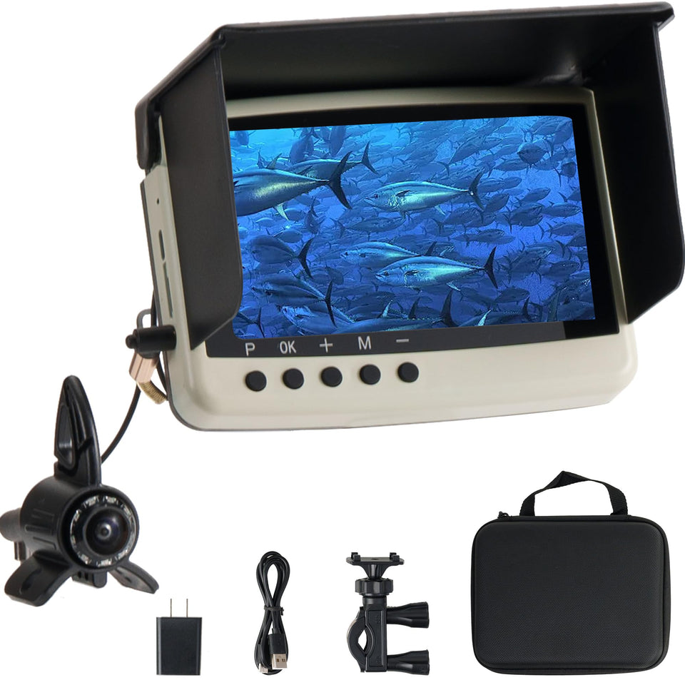 Jiisquilyx underwater camera with 5.5-inch OLED screen for clear underwater targets