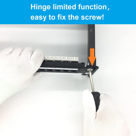 Jingchengmei 2U included screws make installation simple.