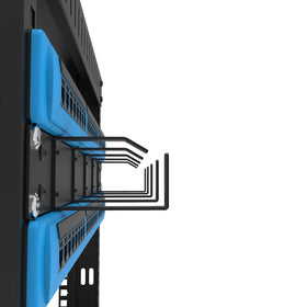 JINGCHENGMEI beside a ruler showing exact 1.75" height for accurate rack planning