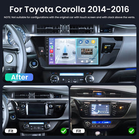 Jingelsye 4Core installation-ready unit fits Toyota Corolla
