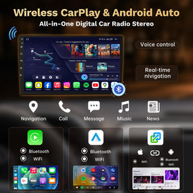 Jingelsye CarPlay and Android Auto wireless for seamless smartphone mirroring