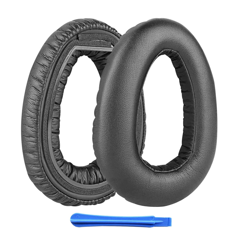 jingewell replacement ear pads front view showing pair and fit benefit