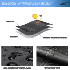 JINLI protects tv and stand from dust moisture and sun.