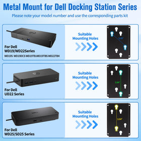 JinLunar Dell dock power brick holder kit organized