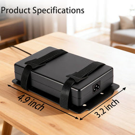 JinLunar secure cable management reduces desk clutter