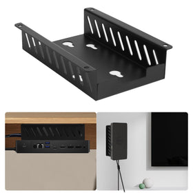 JinLunar under-desk wall mount for Dell dock keeps cables tidy
