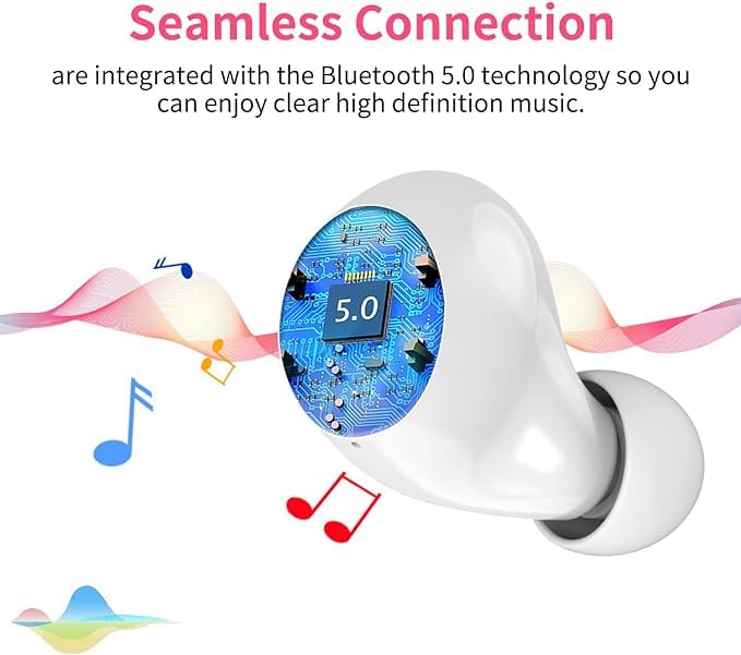 Jinpei earbuds Bluetooth 5.0 for fast pairing and stable connection.