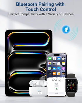 Jinstyles AirPods Pro 3 USB-C port close-up for versatile charging options.
