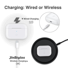Jinstyles AirPods Pro case LED indicators display charging status
