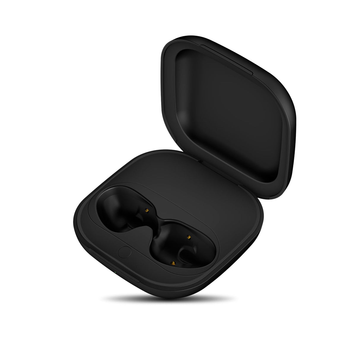 Jinstyles Beats Fit Pro charging case front view showcasing compact, portable power on the go.