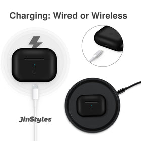 Jinstyles LED indicator detail showing charge status for convenient battery monitoring benefit