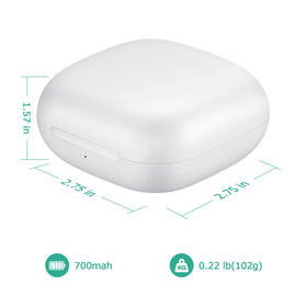 Jinstyles lightning port detail showing reliable recharging benefit