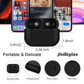 Jinstyles case in a pocket size-comparison showing portability and travel-friendly benefit