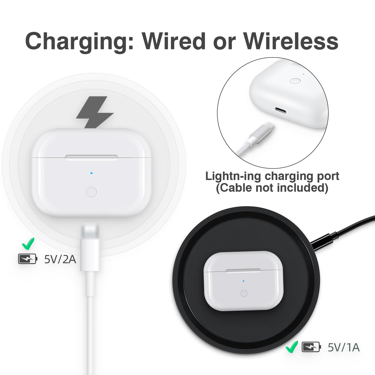 Jinstyles case on wireless charging pad demonstrating convenient cable-free charging