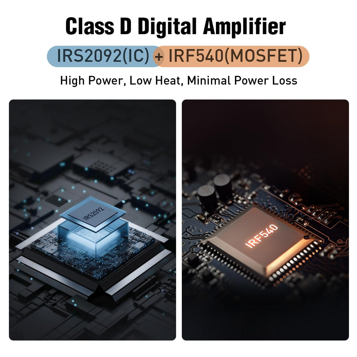 JinYeZi thick aluminum heat sink design visible for durability and reduced resonance.