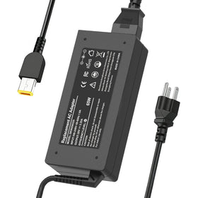 JIONR 65W front view showing compact adapter and label for correct specs
