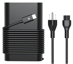 JIONR 65W USB-C Dell Latitude charger front view, compact travel-ready power.