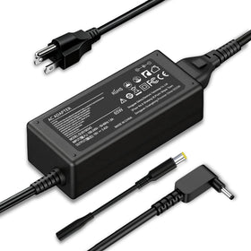 JIONR Acer 65W laptop charger front view—compact and ready for everyday use.
