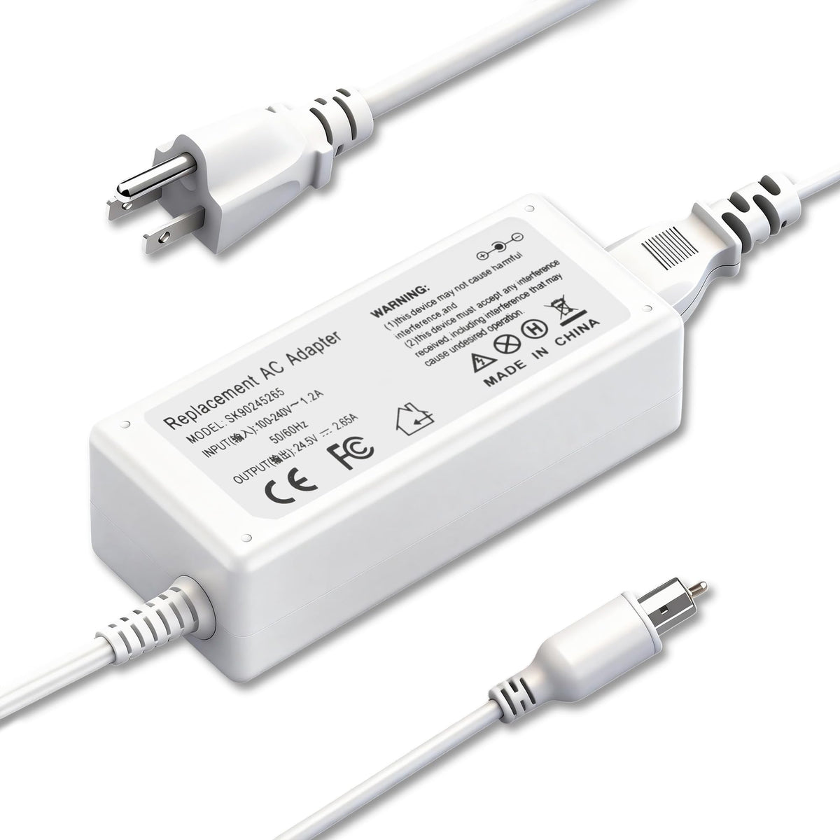 JIONR adapter front view showing compact design and labeling, reliable replacement