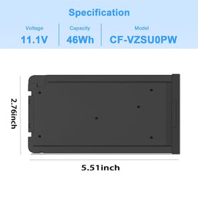 JIONR CF54 F9001KM-compatible battery for Panasonic Toughbook upgrades