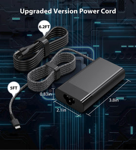 JIONR charger with USB-C tip shown in packaging for quick setup