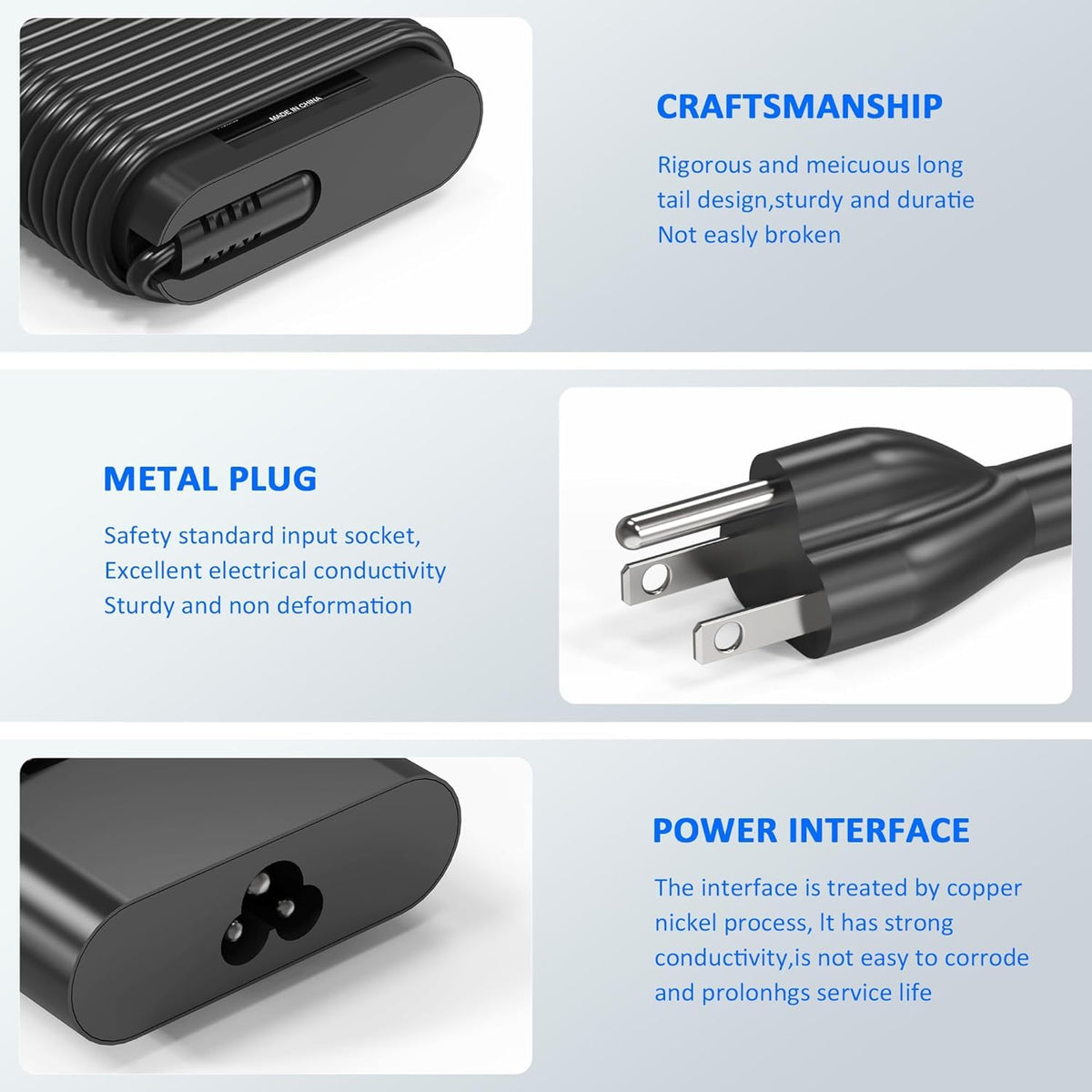 JIONR Compact travel size charger ideal for daily use.