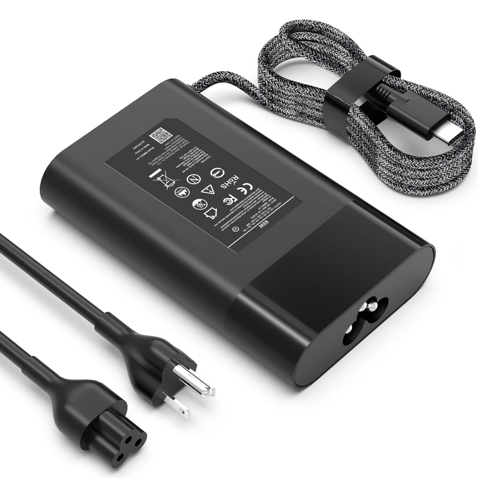 JIONR slim 65W USB-C charger powers HP Spectre X360 for reliable on-the-go charging