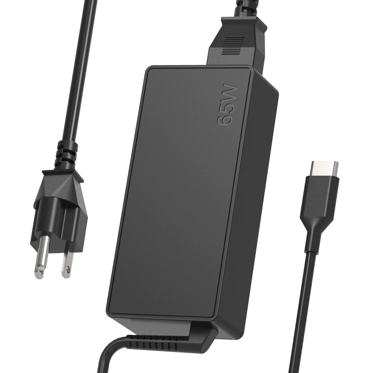 JIONR 65W USB-C charger front view highlighting compact design and power delivery