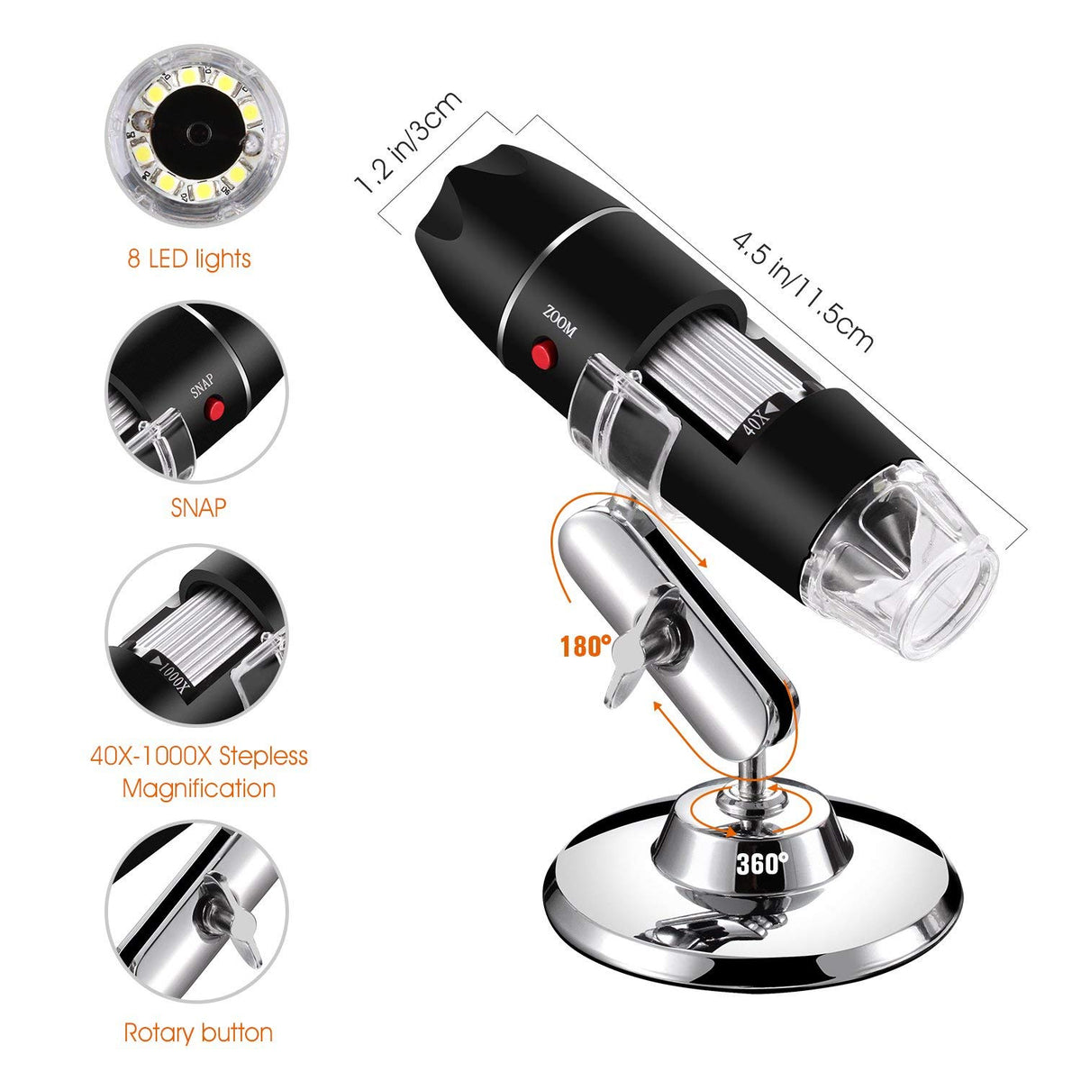 Jiusion compact design travels easily for classroom or hobby setups.