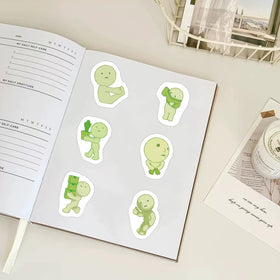 jixiejumo easy-to-apply stickers stick firmly to smooth surfaces