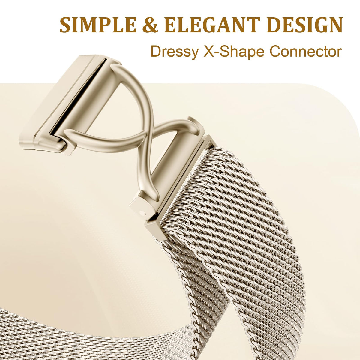 JKD stainless steel mesh strap—rust-resistant, skin-friendly, breathable for comfort