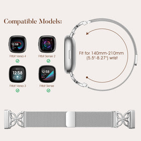 JKD stainless steel soft mesh loop; breathable skin-friendly comfort