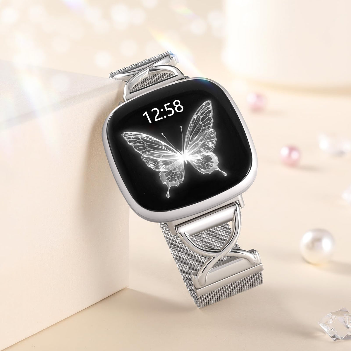 JKD versatile fashion band for Fitbit Versa, suited for formal and casual.