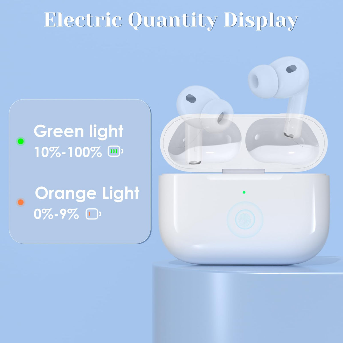 JKV AirPods Pro 3 660mAh battery enables multiple charges