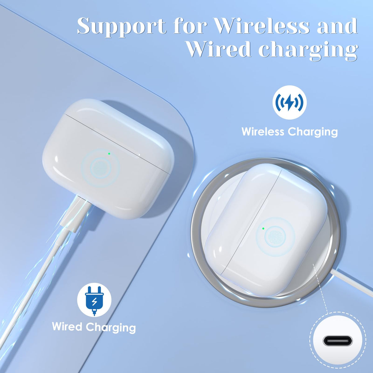 JKV AirPods Pro 3 ultra-light 35g case for portability