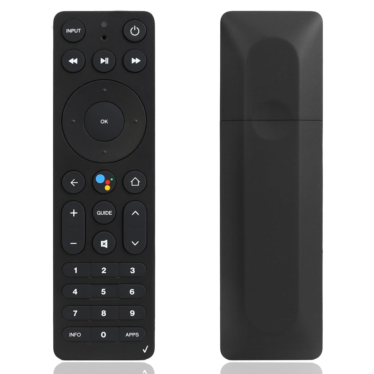 JKZTJOF ASK-STI6220 remote front view shows compact design and easy grip