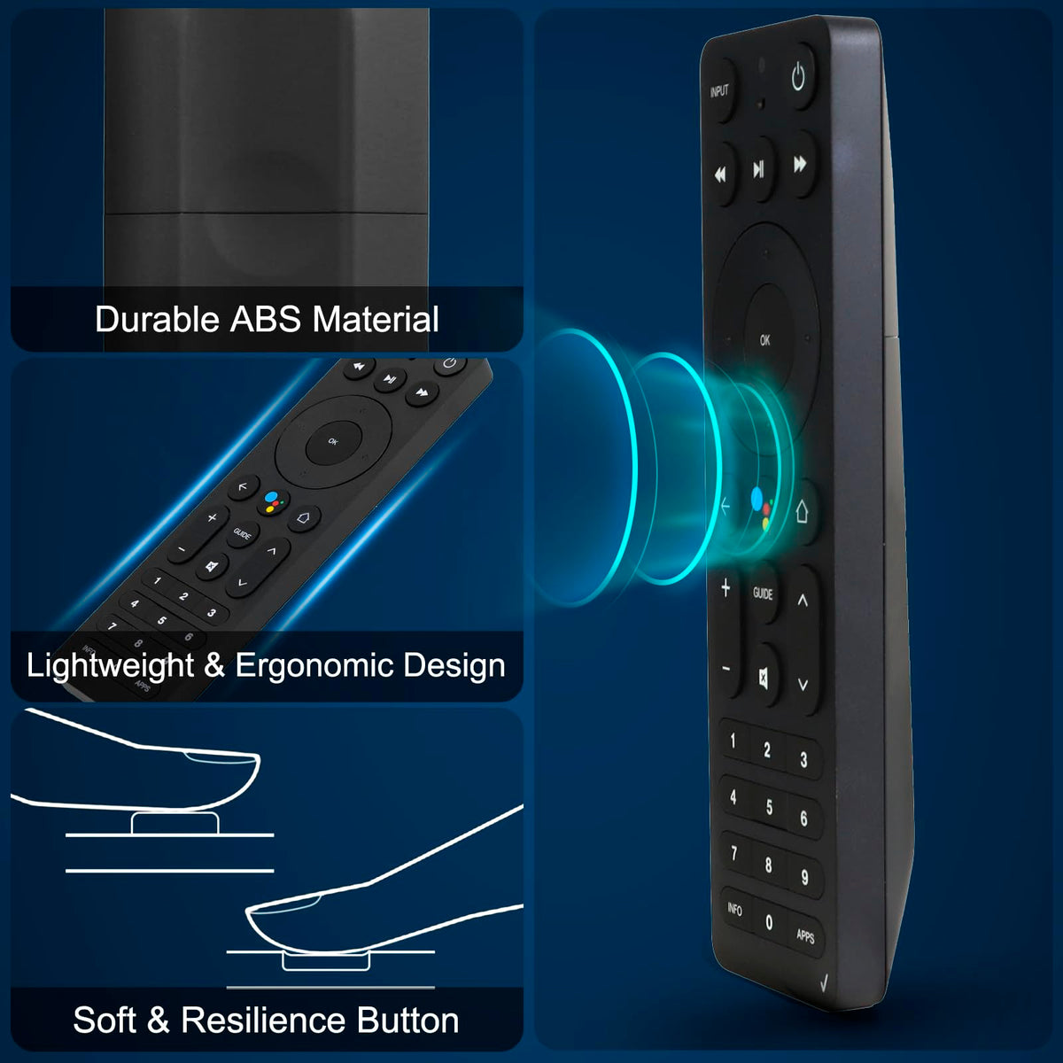 JKZTJOF ASK-STI6220 remote signals reach across the room