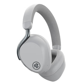 JLab Epic Lux cloud white headphones for daily listening comfort