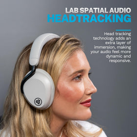 JLab Epic Lux lab spatial audio with head tracking for immersive sound