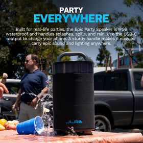 JLab Epic Party USB-C charging doubles as a power bank