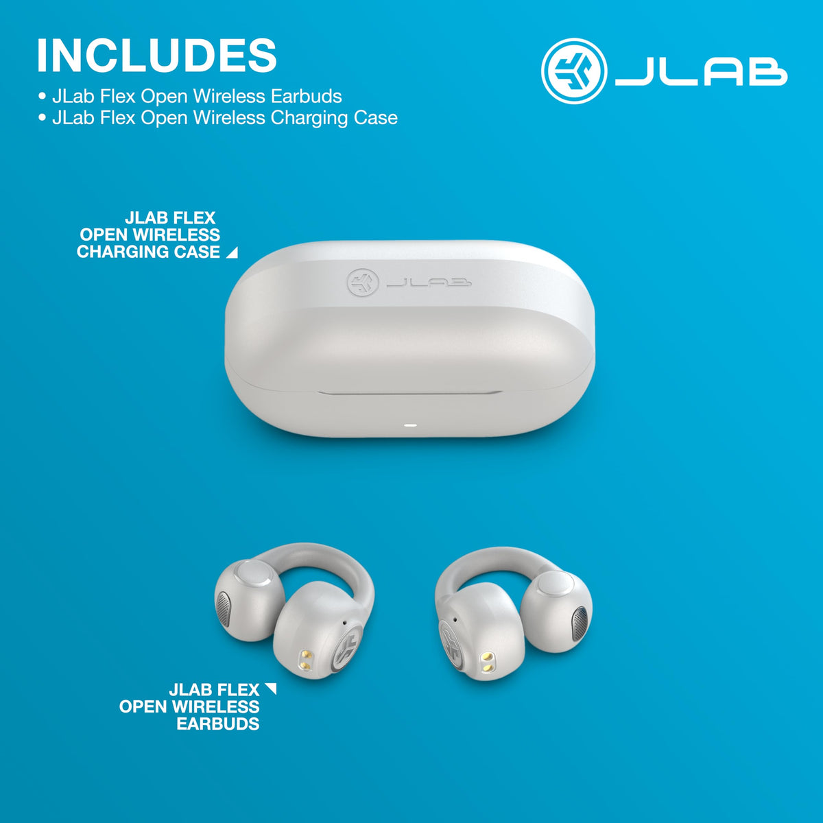 Smartphone screen with JLab app EQ for the Flex showing customizable sound settings