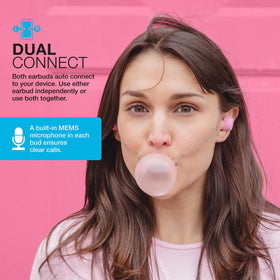 JLab Go Air Pop earbuds with touch controls for easy calls