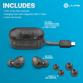JLab Go Air Pop+ app EQ3 screen illustrating customizable sound profiles