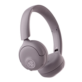 JLab Go Lux ANC front view showing mauve finish and compact design benefit clarity