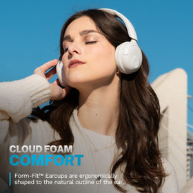 JLab Go Lux ANC in use on commute showing noise reduction and comfort