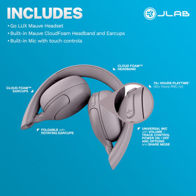 JLab Go Lux ANC worn on commute demonstrating noise reduction benefit