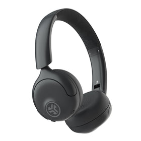 JLab Go Lux front view showing Graphite finish and sleek design, ideal for commuting